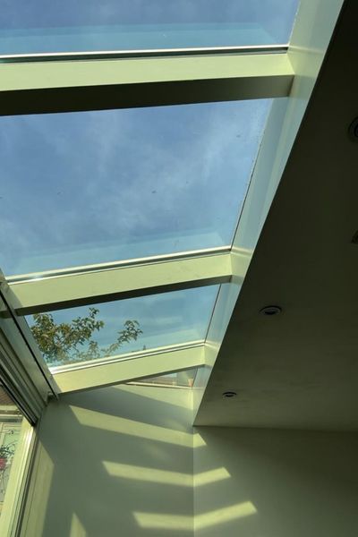 Serre dag van glas serre dak van glas