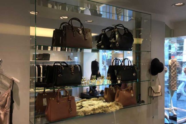 Verkaikglas Winkelvitrine Amsterdam